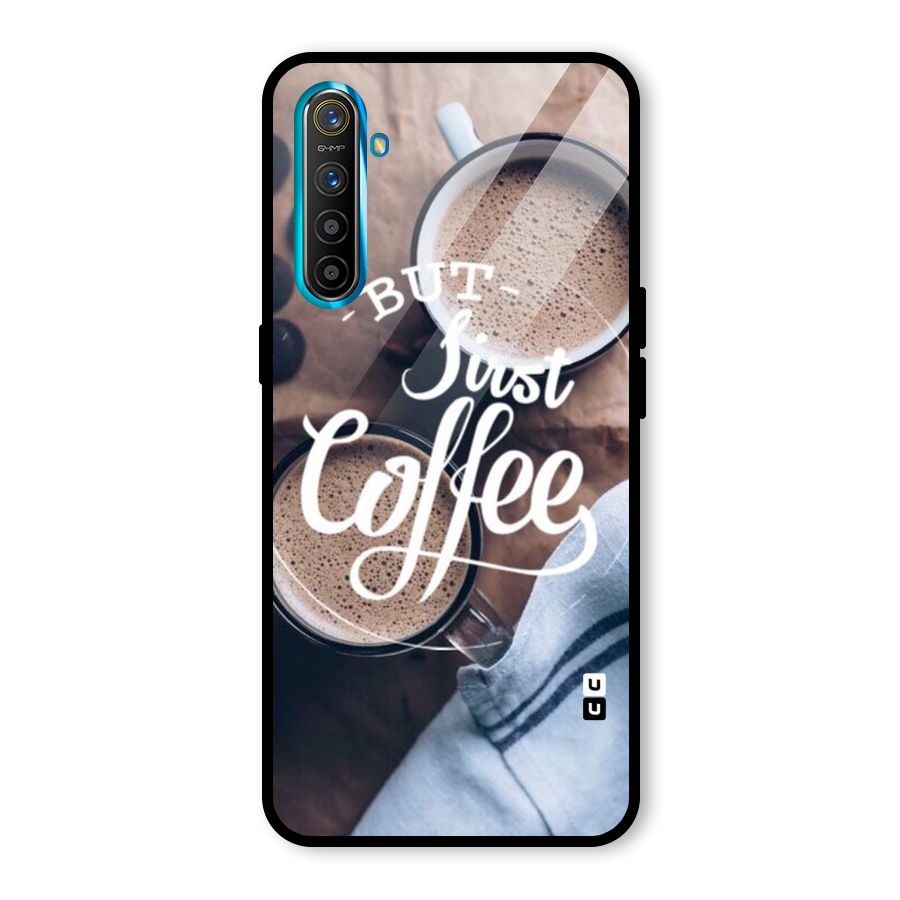Just Coffee Glass Back Case for Realme X2