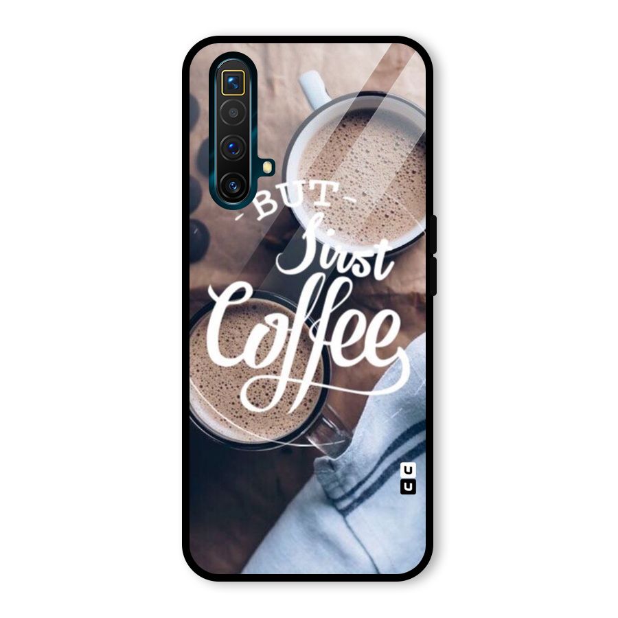 Just Coffee Glass Back Case for Realme X3 SuperZoom