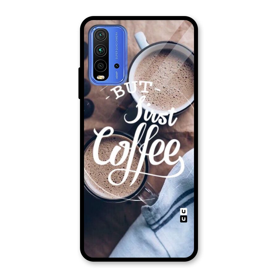 Just Coffee Glass Back Case for Redmi 9 Power
