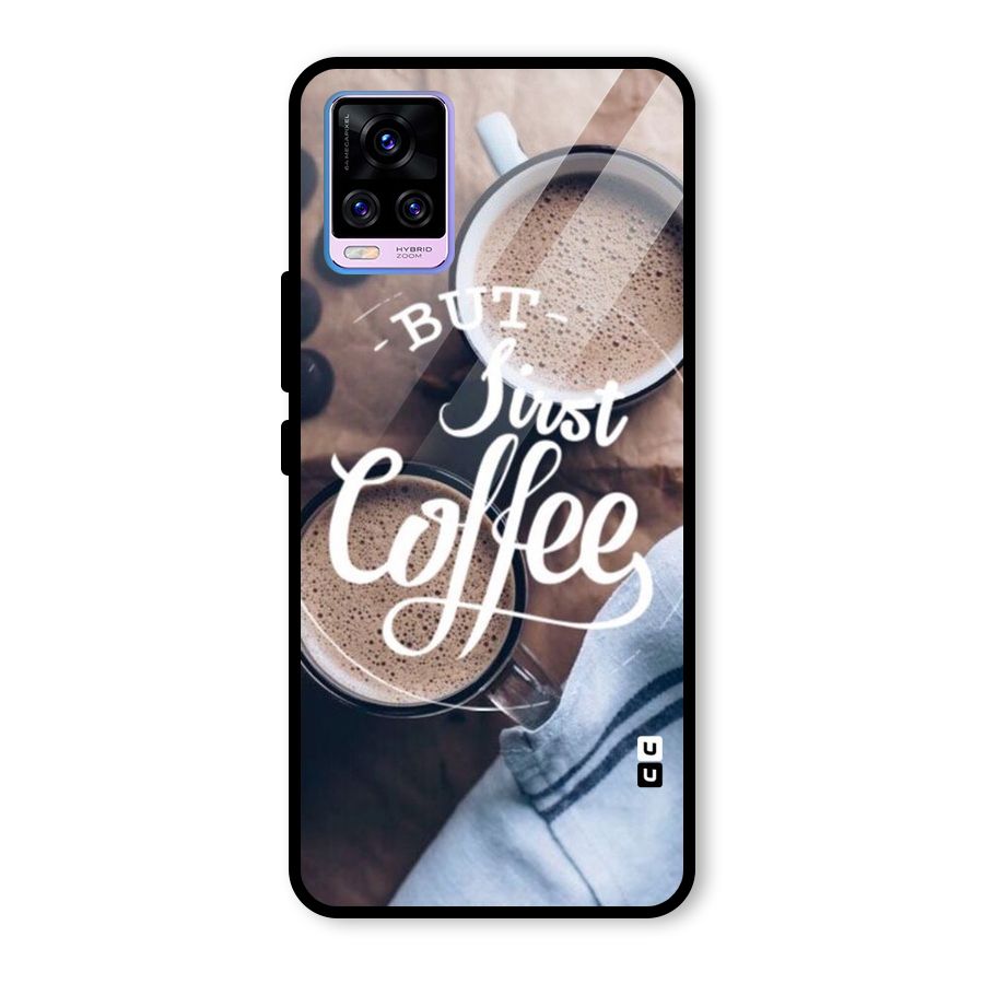 Just Coffee Glass Back Case for Vivo V20 Pro