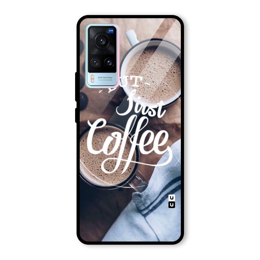 Just Coffee Glass Back Case for Vivo X60