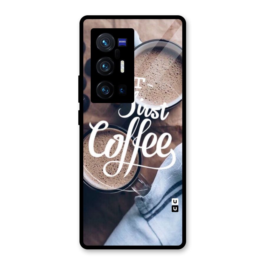 Just Coffee Glass Back Case for Vivo X70 Pro Plus
