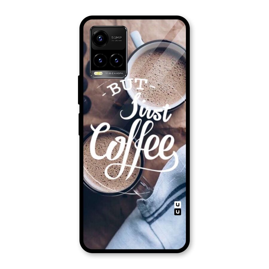 Just Coffee Glass Back Case for Vivo Y21T