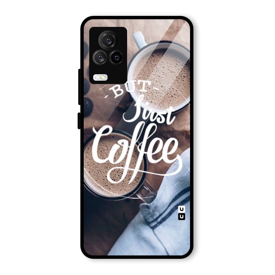 Just Coffee Glass Back Case for Vivo iQOO 7 Legend 5G