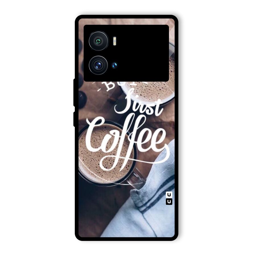 Just Coffee Glass Back Case for Vivo iQOO 9 Pro