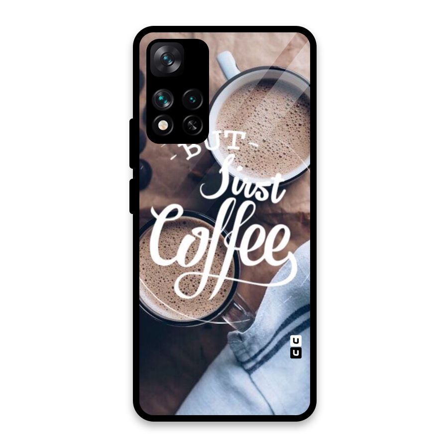 Just Coffee Glass Back Case for Xiaomi 11i HyperCharge 5G