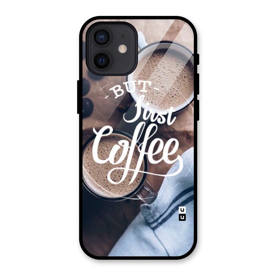Just Coffee Glass Back Case for iPhone 12