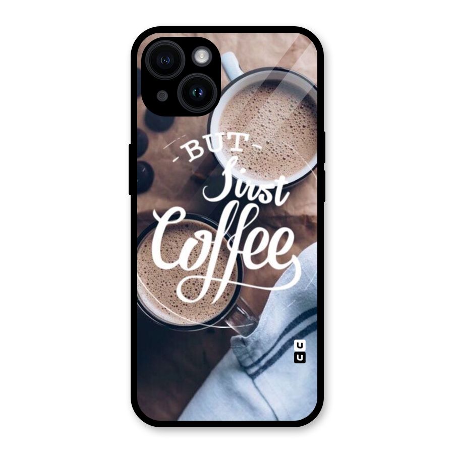 Just Coffee Glass Back Case for iPhone 14