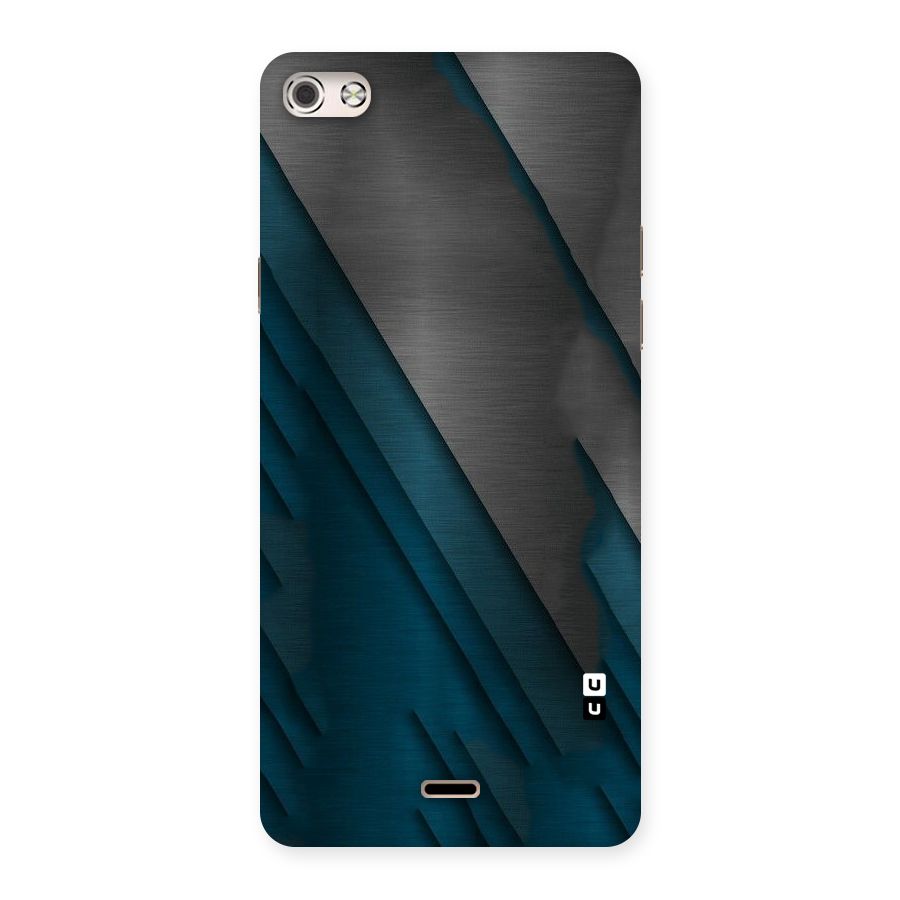 Just Lines Back Case for Micromax Canvas Silver 5