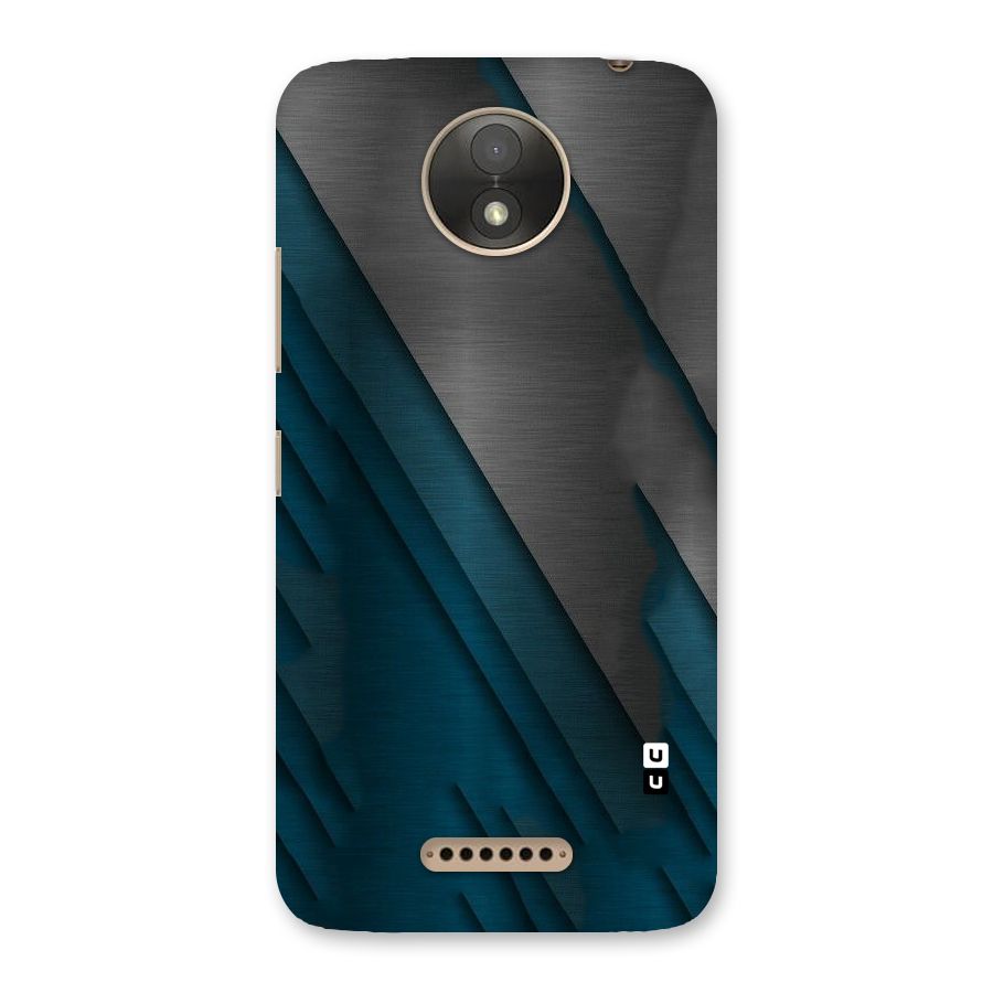 Just Lines Back Case for Moto C Plus