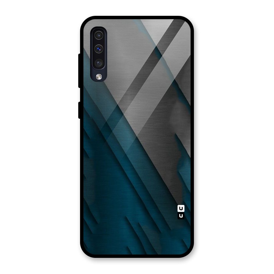 Just Lines Glass Back Case for Galaxy A30s