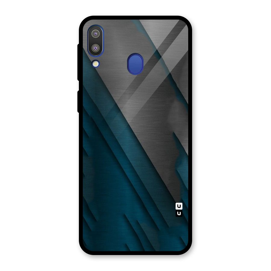 Just Lines Glass Back Case for Galaxy M20