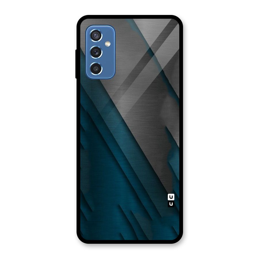 Just Lines Glass Back Case for Galaxy M52 5G