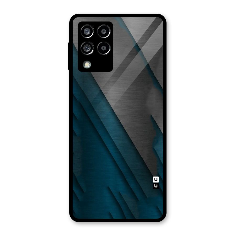 Just Lines Glass Back Case for Galaxy M53 5G