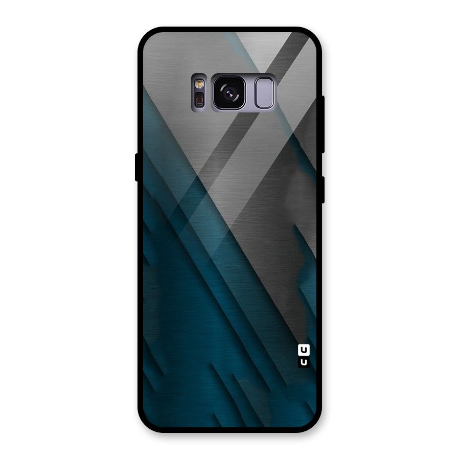 Just Lines Glass Back Case for Galaxy S8