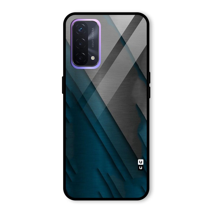 Just Lines Glass Back Case for Oppo A74 5G