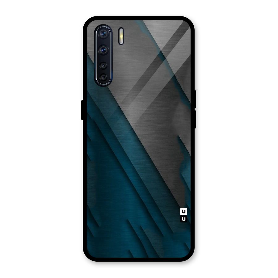 Just Lines Glass Back Case for Oppo F15