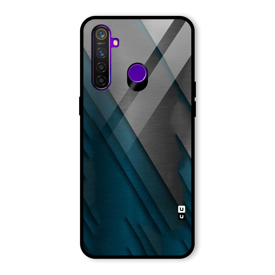 Just Lines Glass Back Case for Realme 5 Pro