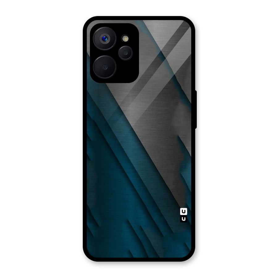 Just Lines Glass Back Case for Realme 9i 5G