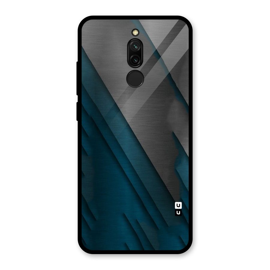 Just Lines Glass Back Case for Redmi 8