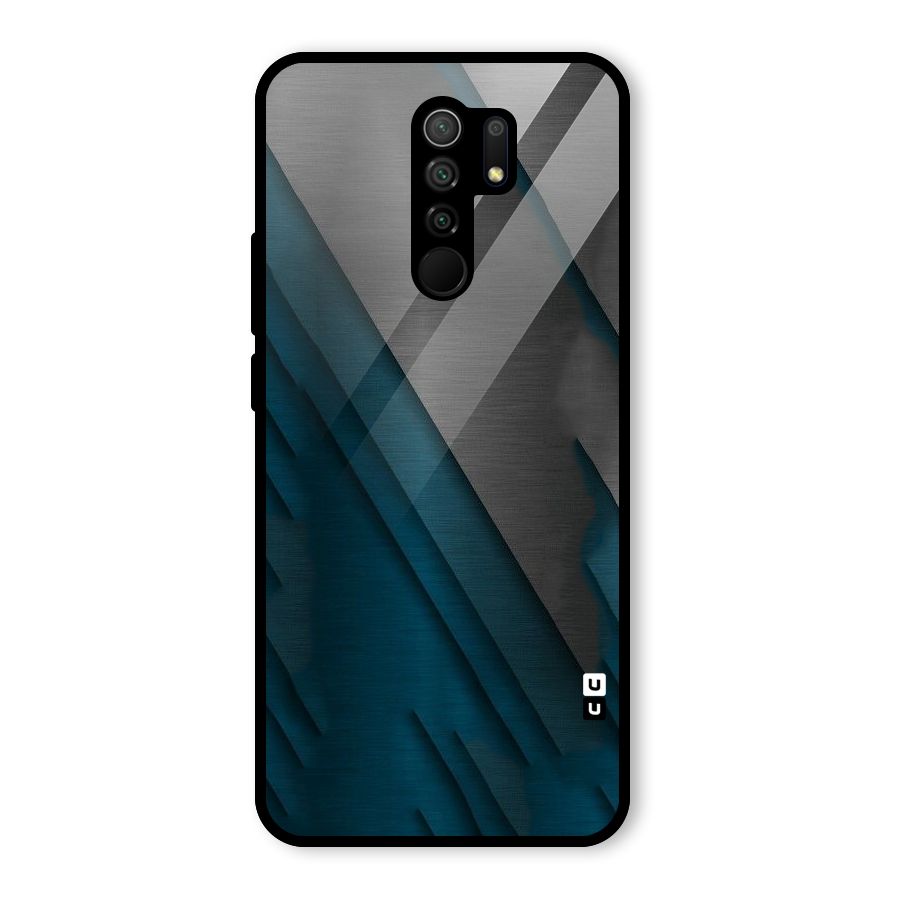 Just Lines Glass Back Case for Redmi 9 Prime