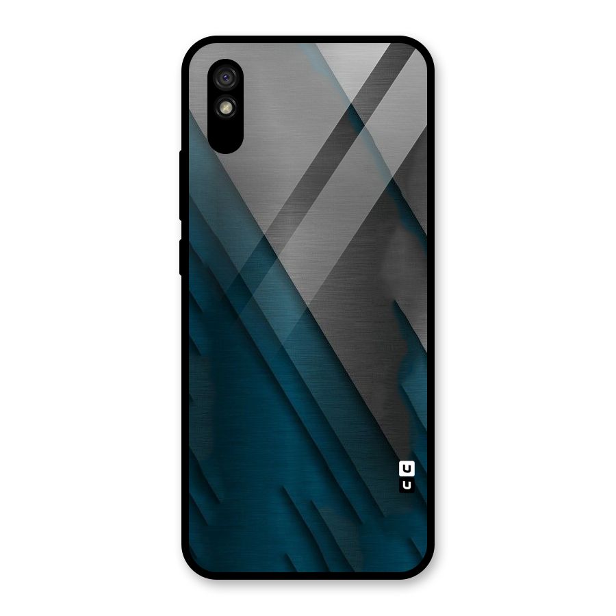 Just Lines Glass Back Case for Redmi 9i