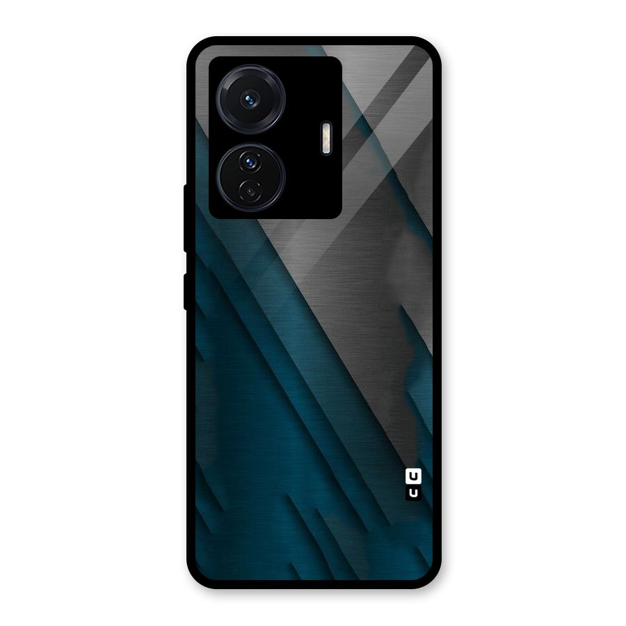 Just Lines Glass Back Case for Vivo T1 Pro