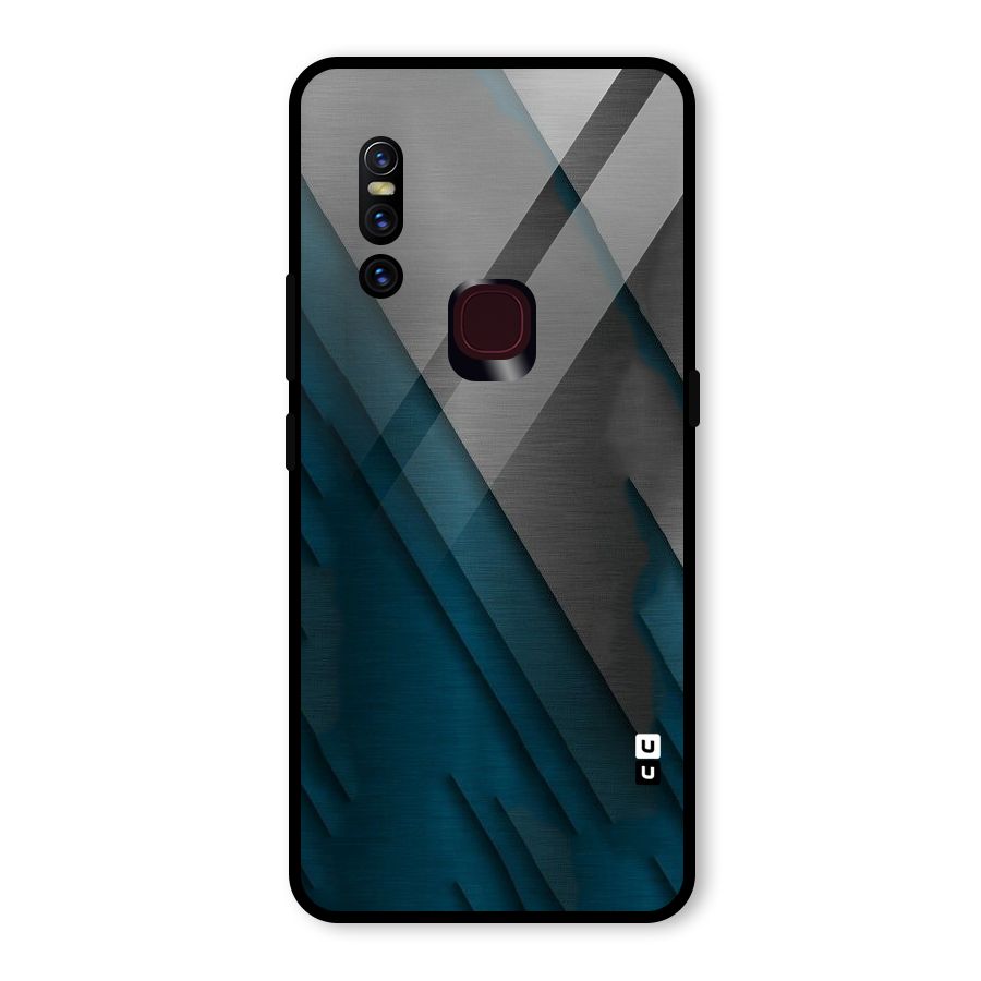Just Lines Glass Back Case for Vivo V15