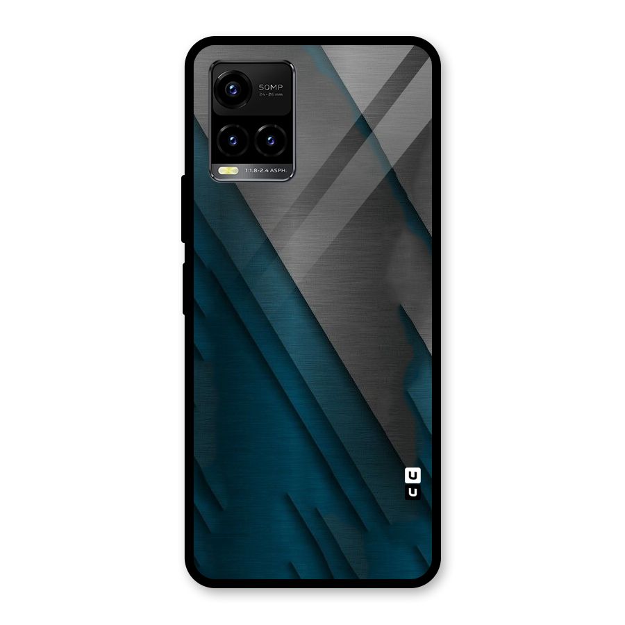 Just Lines Glass Back Case for Vivo Y21T