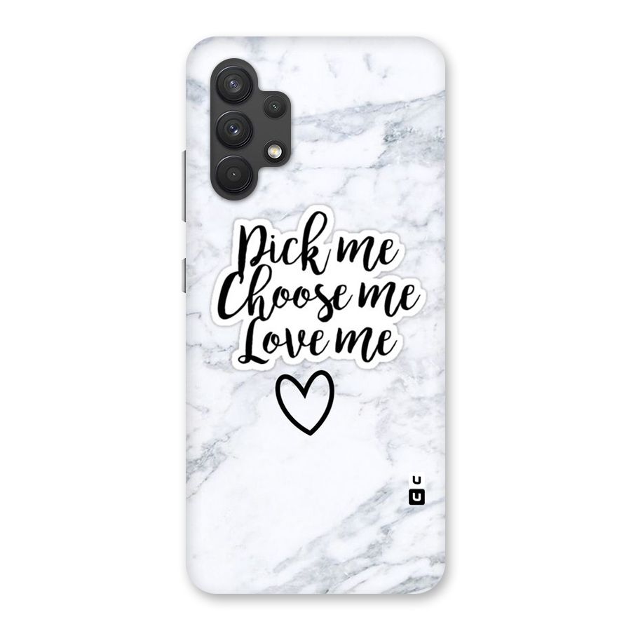 Just Me Back Case for Galaxy A32
