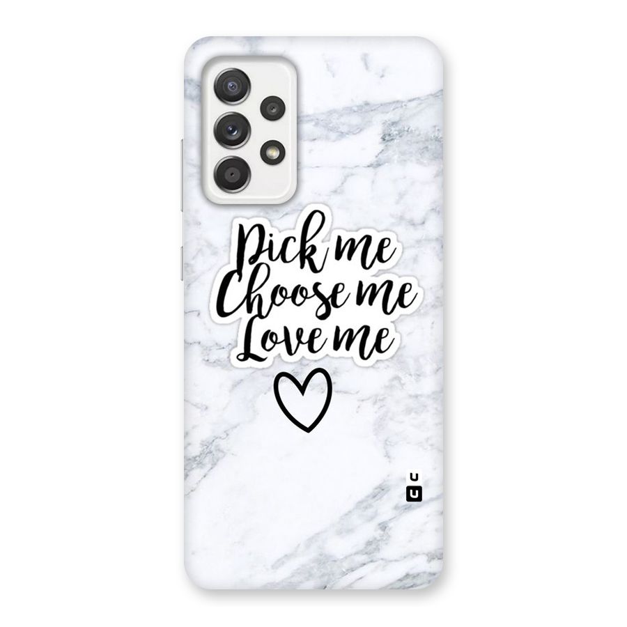 Just Me Back Case for Galaxy A52