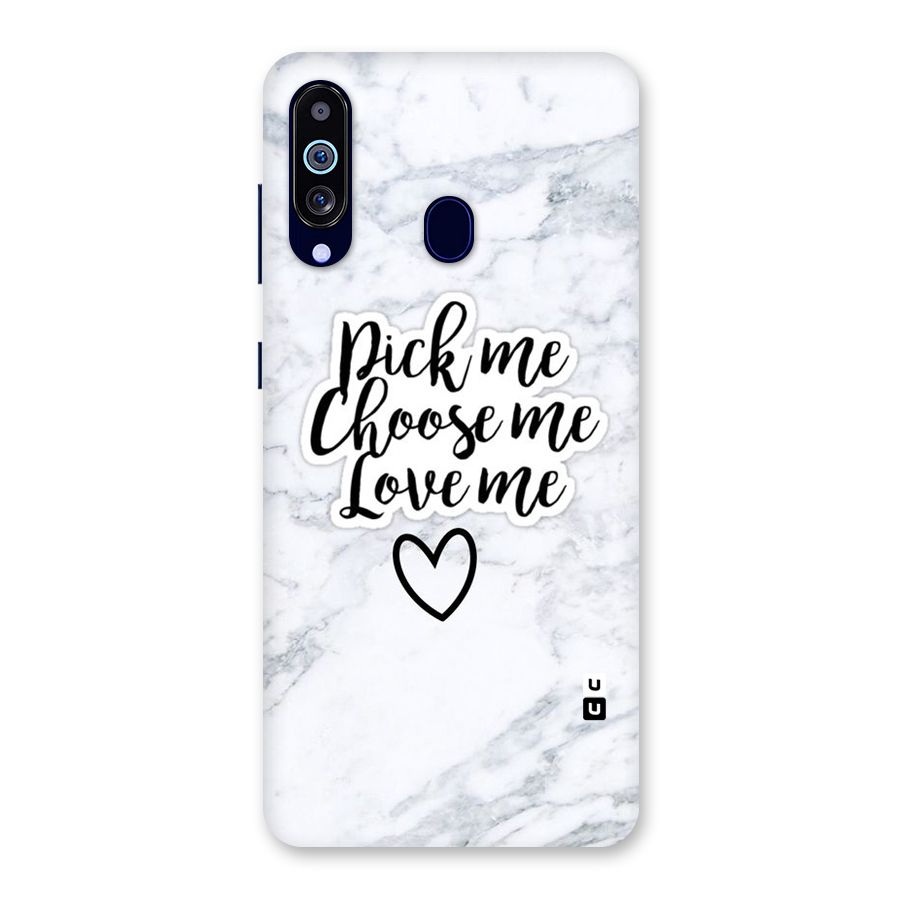 Just Me Back Case for Galaxy A60