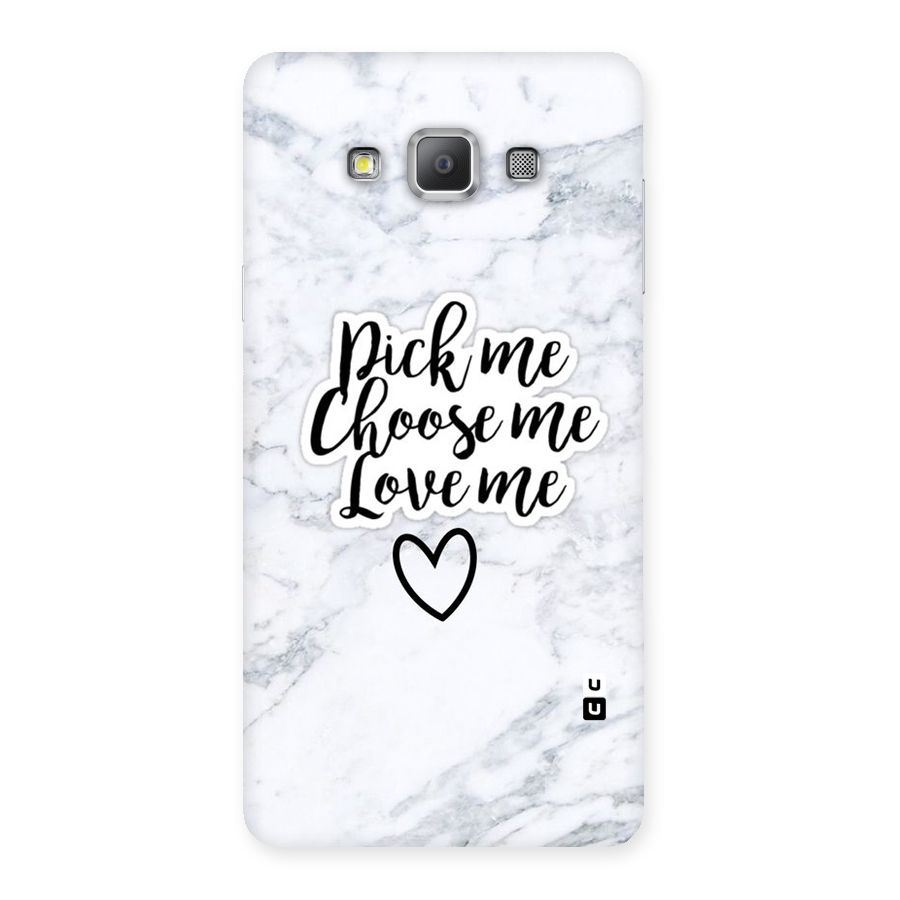 Just Me Back Case for Galaxy A7