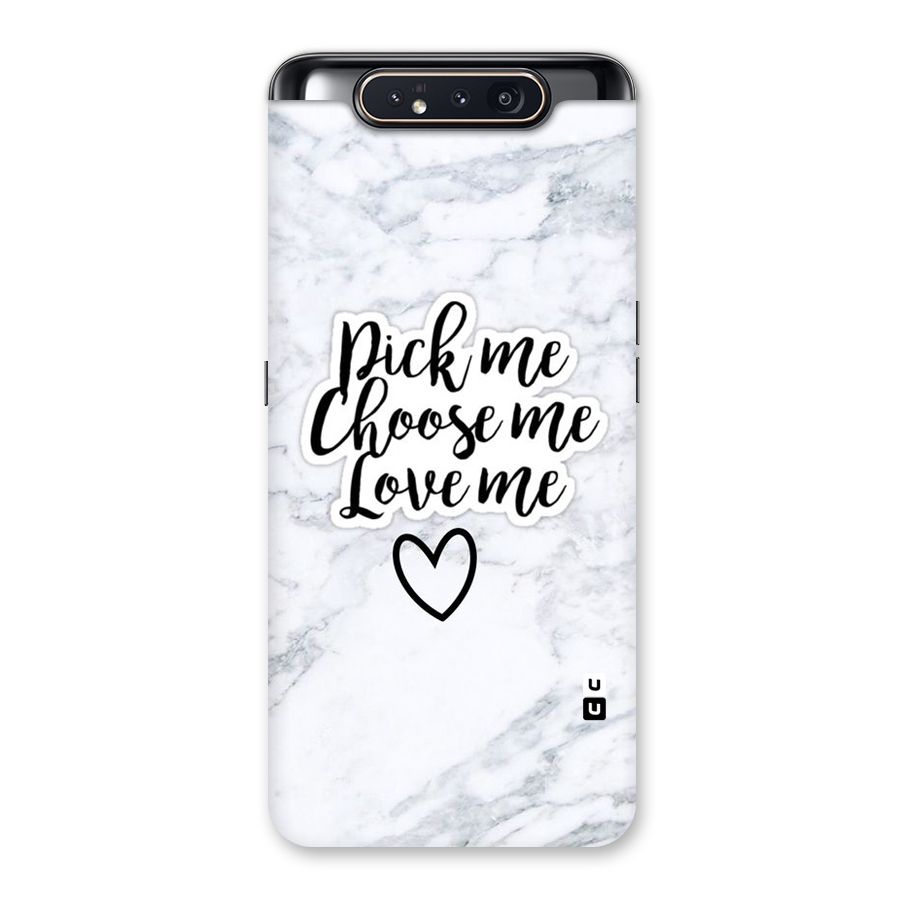 Just Me Back Case for Galaxy A80