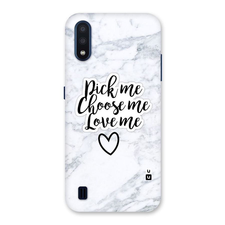 Just Me Back Case for Galaxy M01