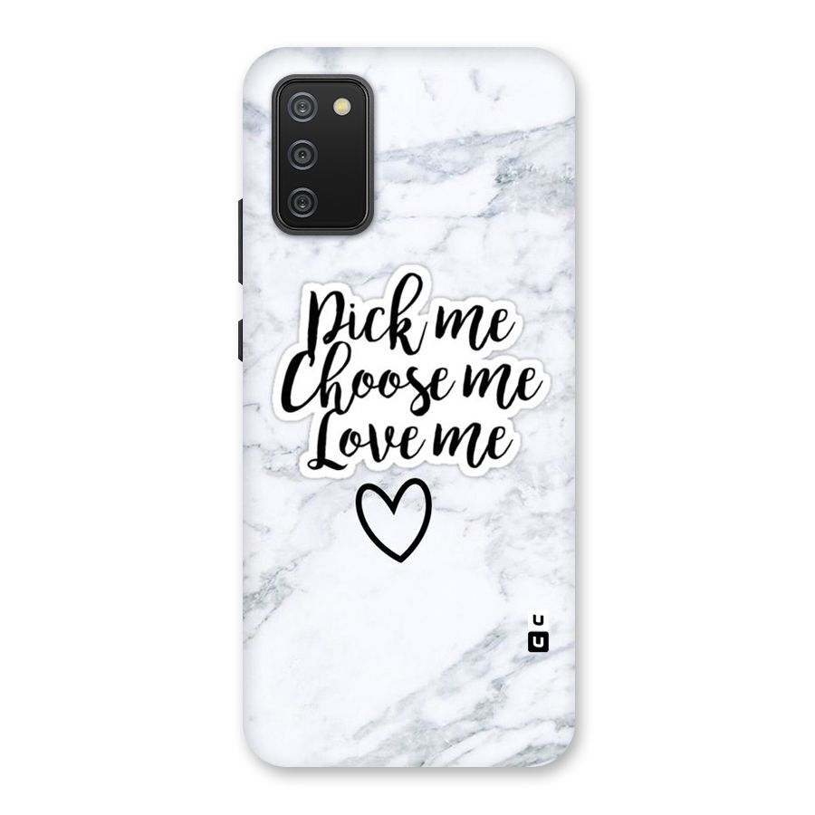 Just Me Back Case for Galaxy M02s