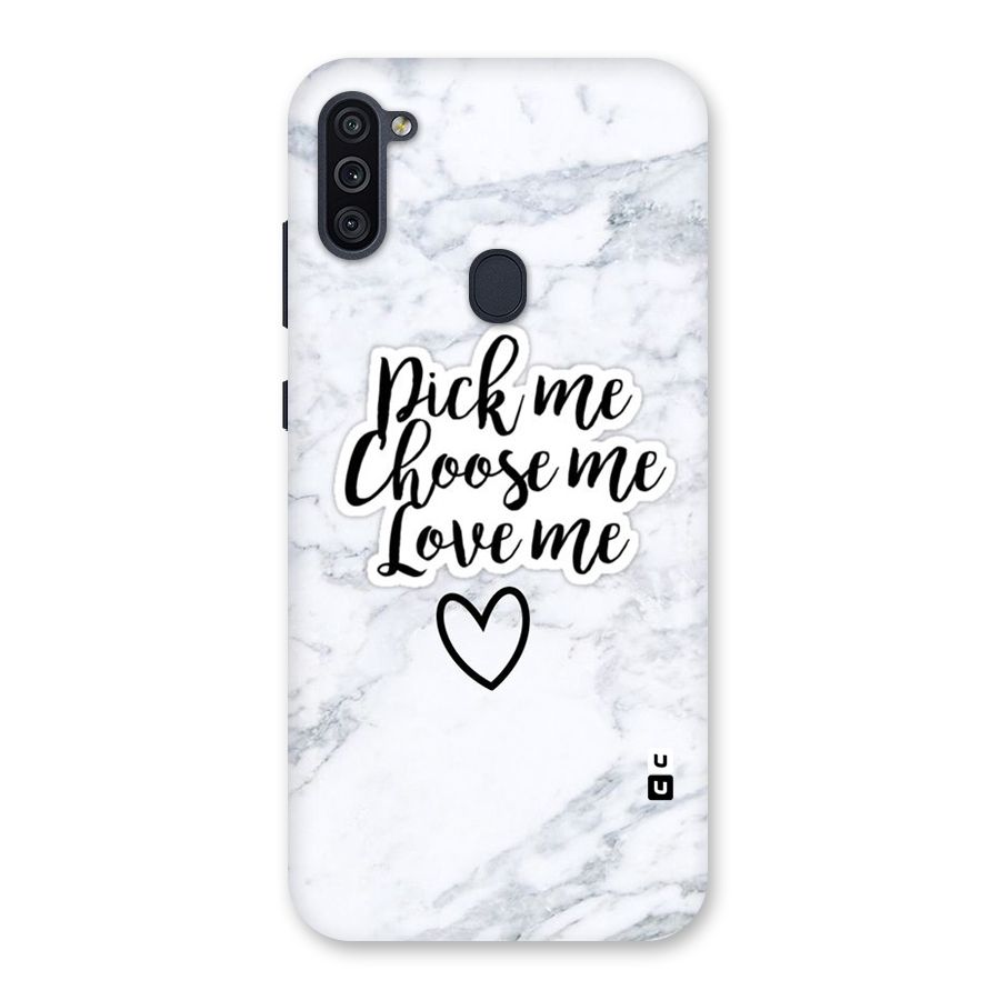 Just Me Back Case for Galaxy M11