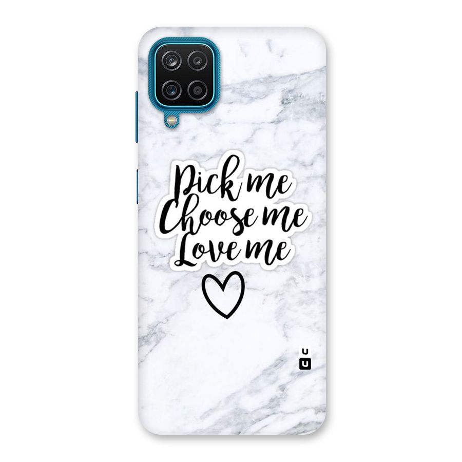 Just Me Back Case for Galaxy M12
