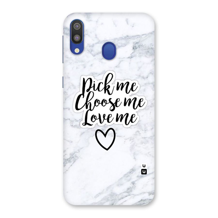 Just Me Back Case for Galaxy M20