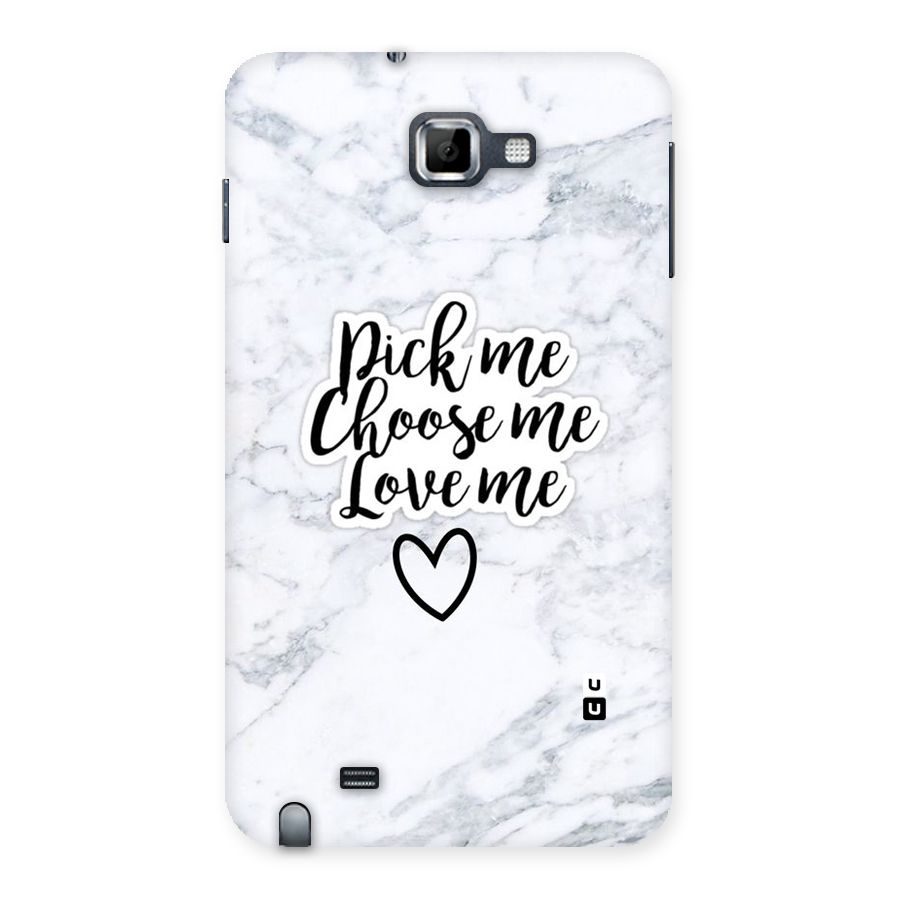 Just Me Back Case for Galaxy Note