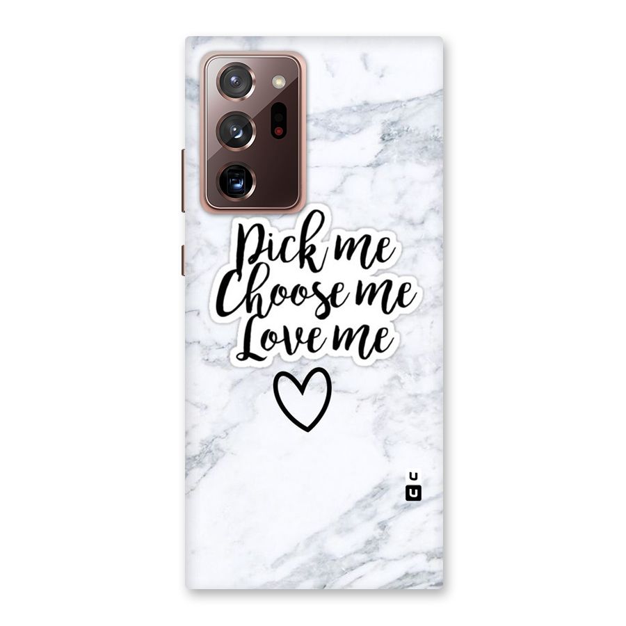 Just Me Back Case for Galaxy Note 20 Ultra