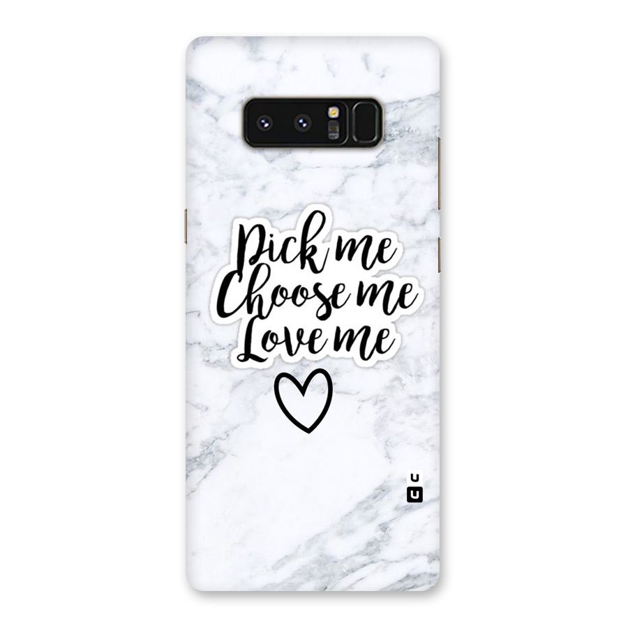 Just Me Back Case for Galaxy Note 8