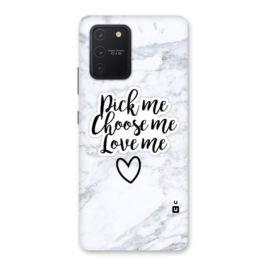 Just Me Back Case for Galaxy S10 Lite