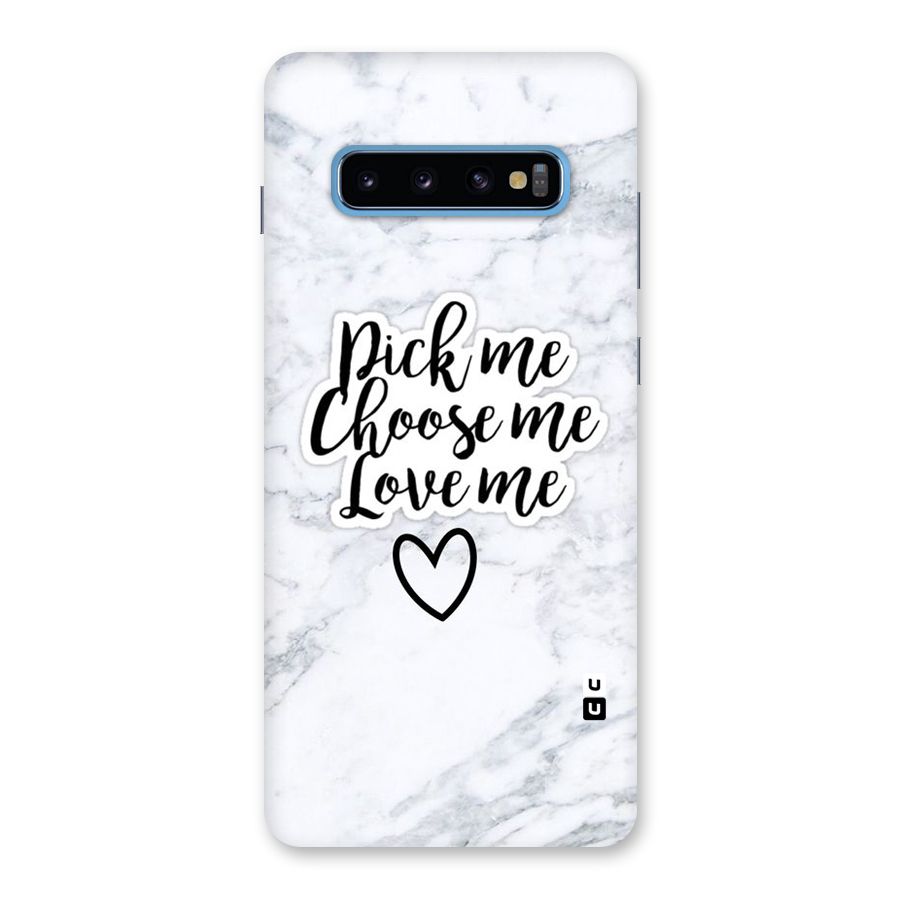 Just Me Back Case for Galaxy S10 Plus