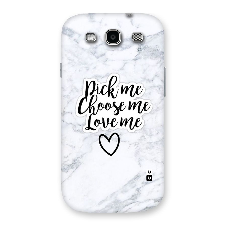 Just Me Back Case for Galaxy S3