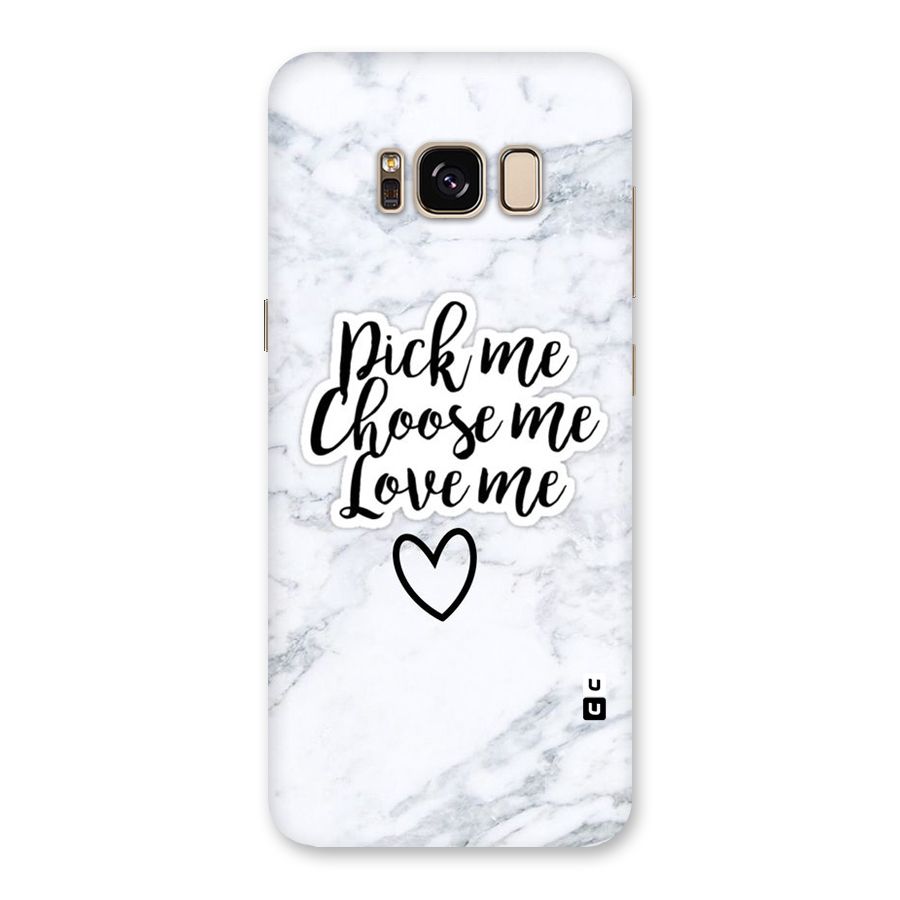Just Me Back Case for Galaxy S8