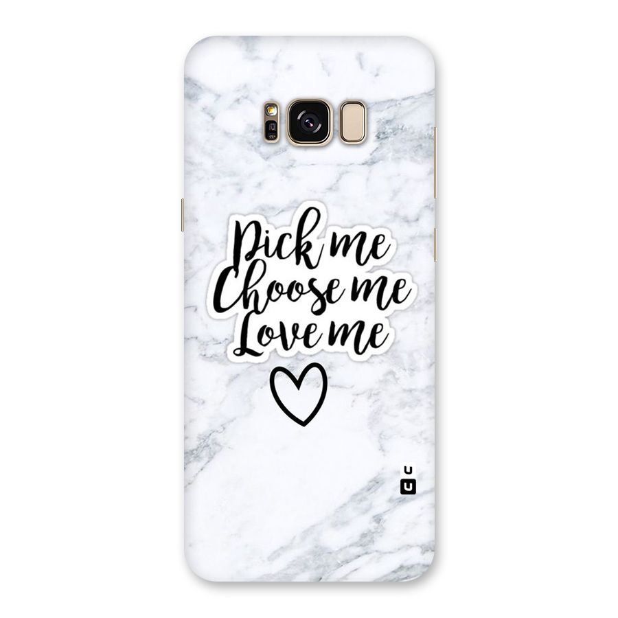 Just Me Back Case for Galaxy S8 Plus
