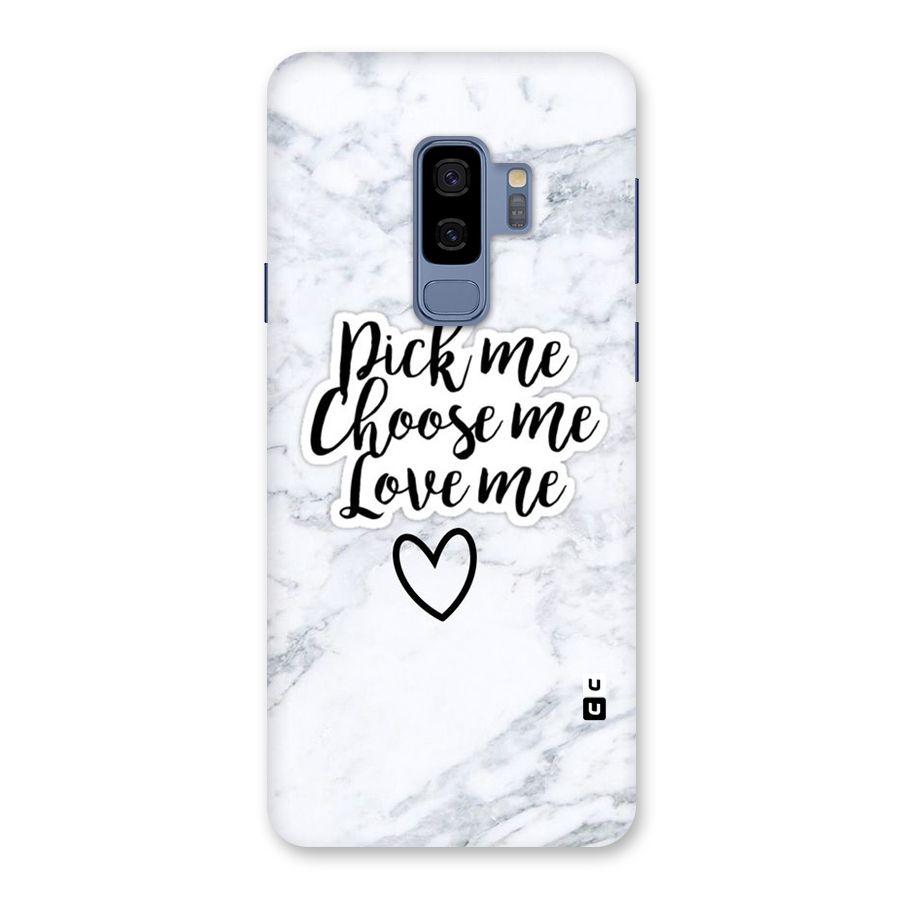 Just Me Back Case for Galaxy S9 Plus