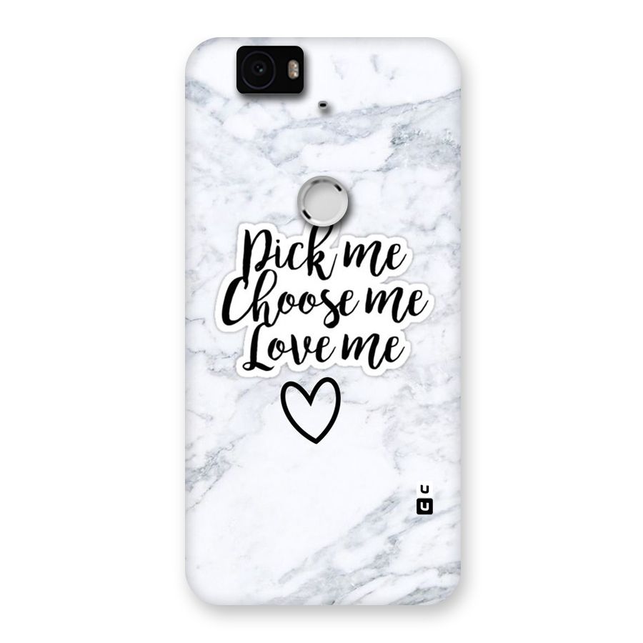 Just Me Back Case for Google Nexus-6P