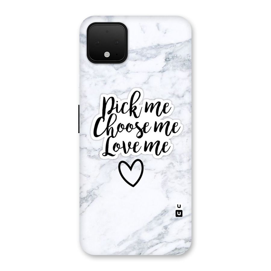Just Me Back Case for Google Pixel 4 XL